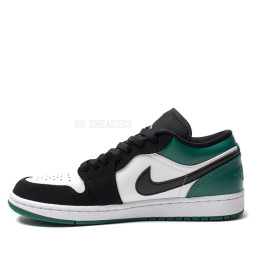 Nike Air Jordan 1 Low White Black Mystic Green