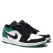 Унисекс кроссовки Nike Air Jordan 1 Low White Black Mystic Green