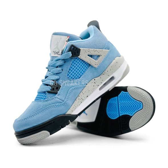 Мужские зимние кроссовки Nike Air Jordan 4 Winter Man Blue