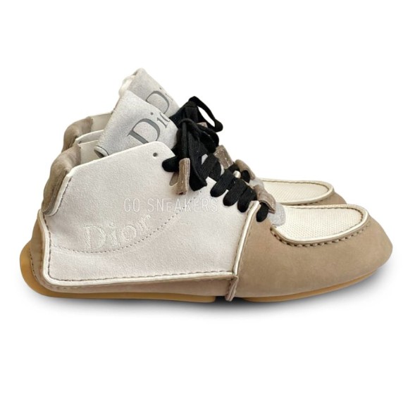 Женские кроссовки Dior Roadie White/Brown