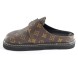 Унисекс тапочки Louis Vuitton Slipper Leather Brown