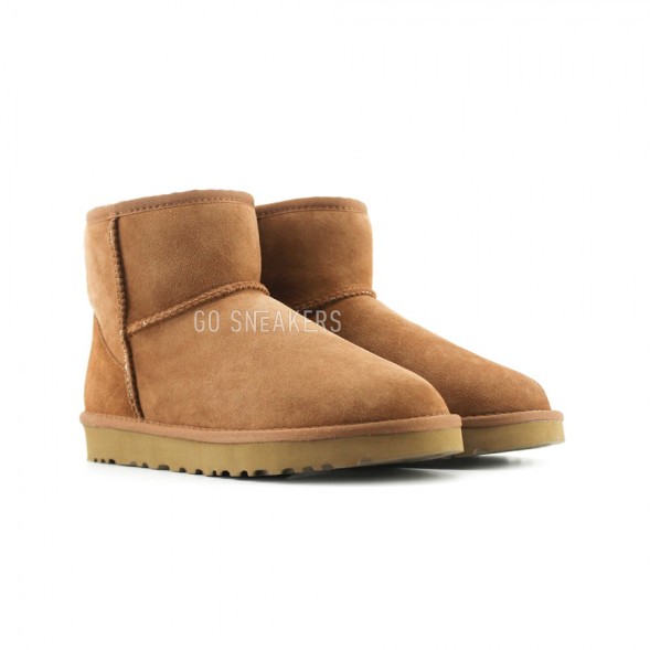 Женские непромокаемые мини угги Classic Mini Chestnut II