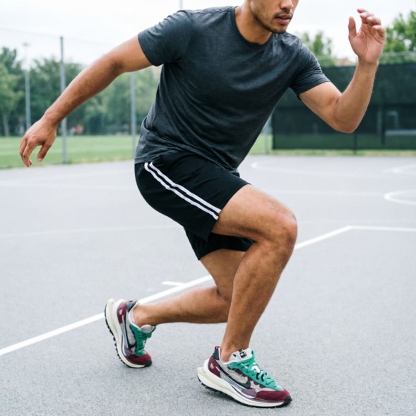 Унисекс кроссовки Nike x Sacai VaporWaffle Villain Red