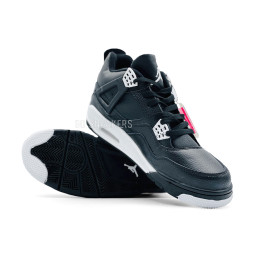 Nike Air Jordan Retro 4 Leather Black