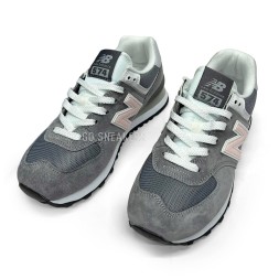 New Balance 574 Suede Grey/Pink