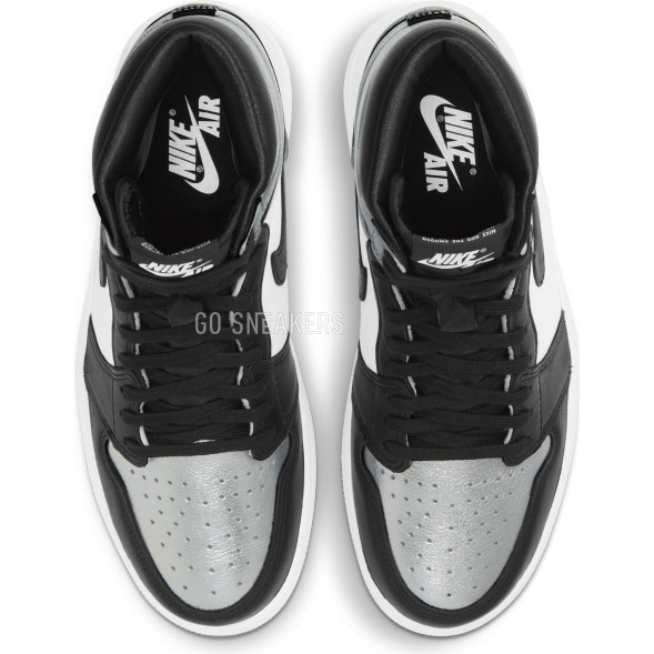 Унисекс кроссовки Nike Air Jordan 1 Retro High Silver Toe
