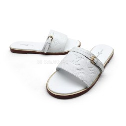 Louis Vuitton Flip-flops Low Leather White