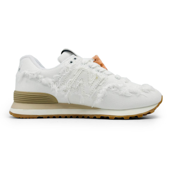 Женские кроссовки Miu Miu x New Balance 574 White