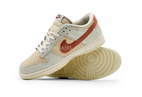 Унисекс кроссовки Nike Dunk Low Terry Swoosh Shimmer Mars Stone