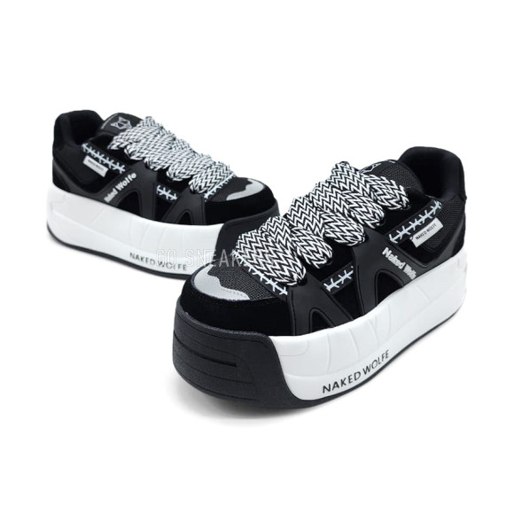 Унисекс кроссовки Naked Wolfe Slide Black/White