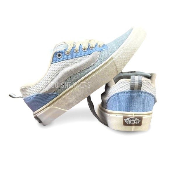 Женские кеды Vans Knu Skool Grey/Blue