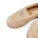 Женские зимние слипоны Chanel Winter Slipon Beige