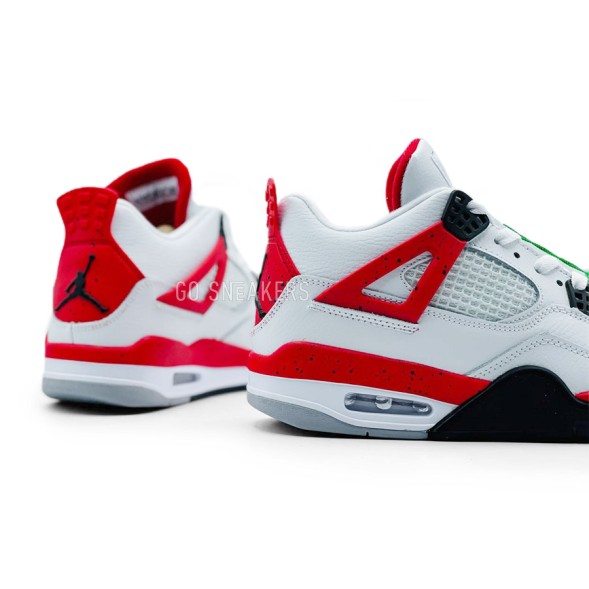Унисекс кроссовки Nike Air Jordan Retro 4 White/Red