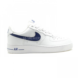 Женские кроссовки Nike Air Force AF-1 Low White-Navy