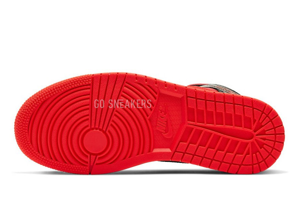 Унисекс кроссовки Nike Air Jordan 1 Mid Hot Punch Black