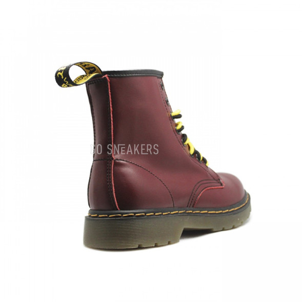 Женские ботинки с мехом Dr. Martens Cherry Red