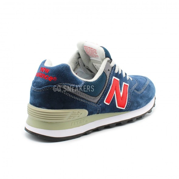 Мужские кроссовки New Balance 574 Navy-Red