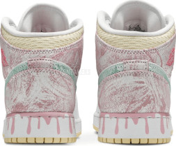 Женские кроссовки Nike Air Jordan 1 Mid SE GS &#039;Ice Cream&#039;