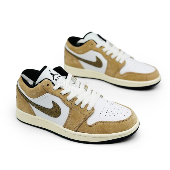Мужские кроссовки Nike Air Jordan 1 Low SE Brown Elephant