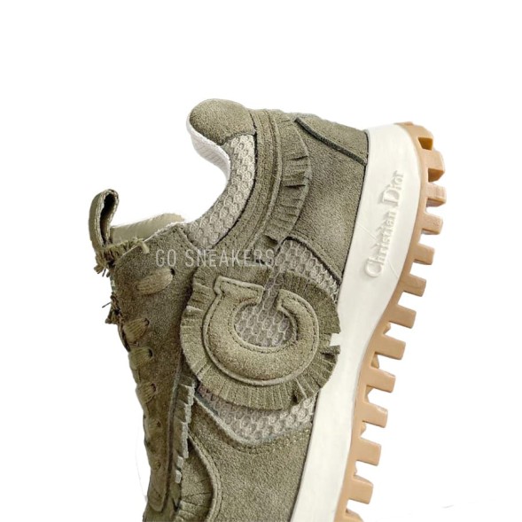 Женские кроссовки C&amp;#039;est Dior Suede Calfskin/Mesh Khaki