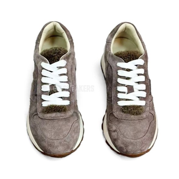Женские кроссовки Brunello Cucinelli Woman Grey
